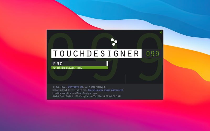 TouchDesigner Pro screenshot 1